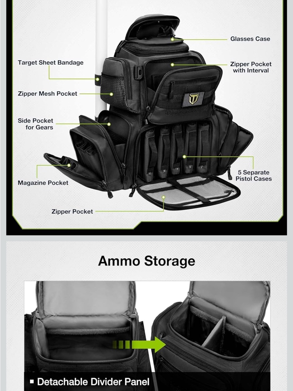 Tidewe Tactical Range Backpack - Picture 5 of 6